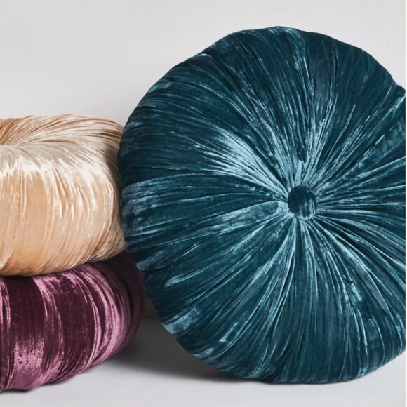 Anthropologie CECILY VELVET PILLOW Style No. 83853432 NEUTRAL - Picture 4 of 4